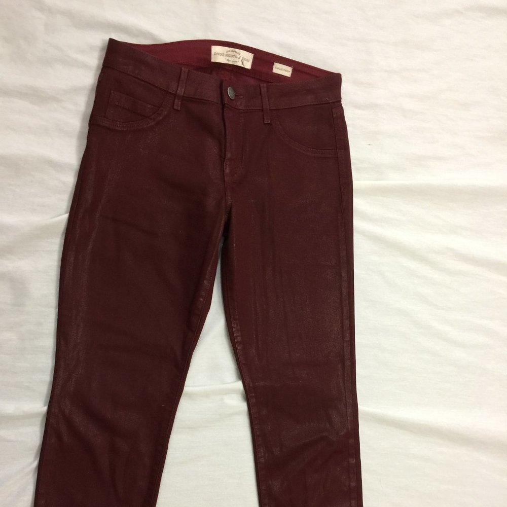 🦚  DIVINE RIGHTS OF DENIM WOMENS ANKLE CROP JEANS PANTS SIZE 27P 🦚